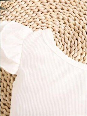 Children's Asymmetrical Neck Top & Shorts Set